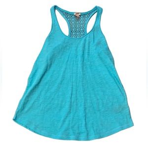 Arizona Blue Racerback Lace Tank Top